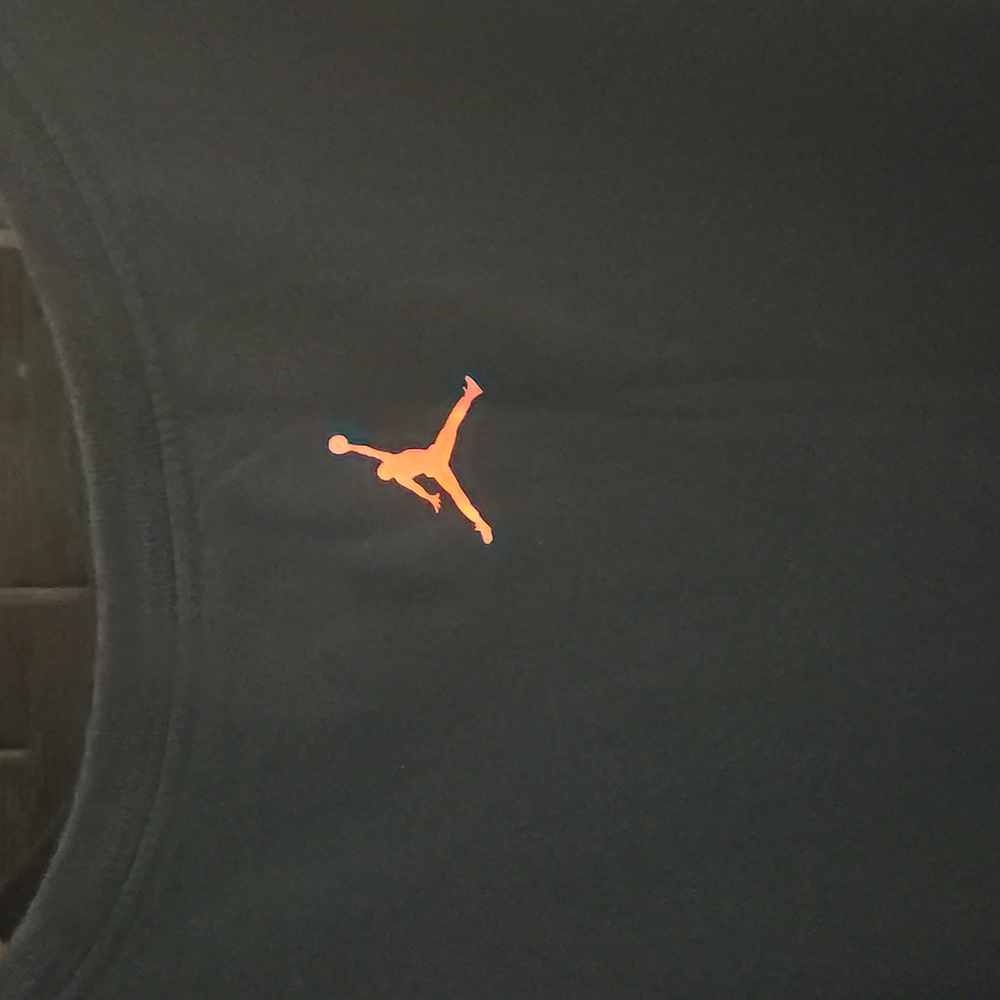 Black Air Jordan Dri Fit Mens 4XL T-Shirt - Picture 4 of 8